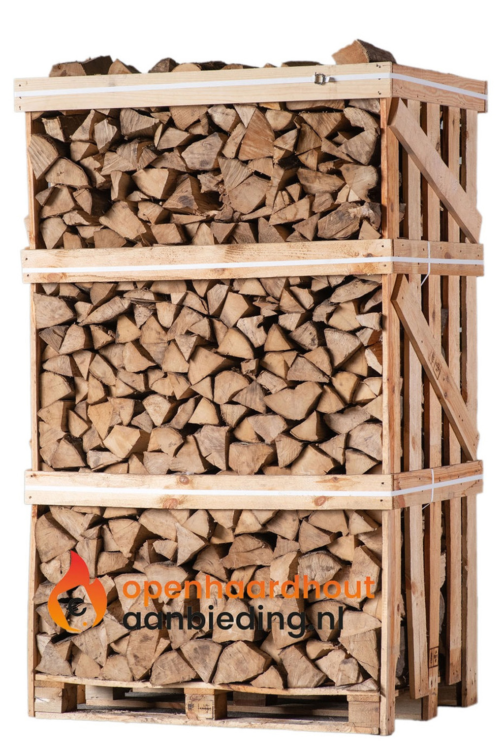 Haagbeuk Haardhout – Hele pallet gestapeld